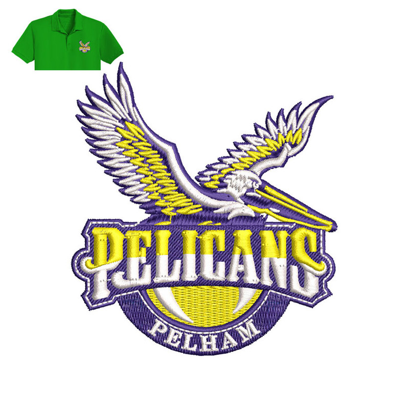 Pelicans Embroidery logo for Polo Shirt..jpg