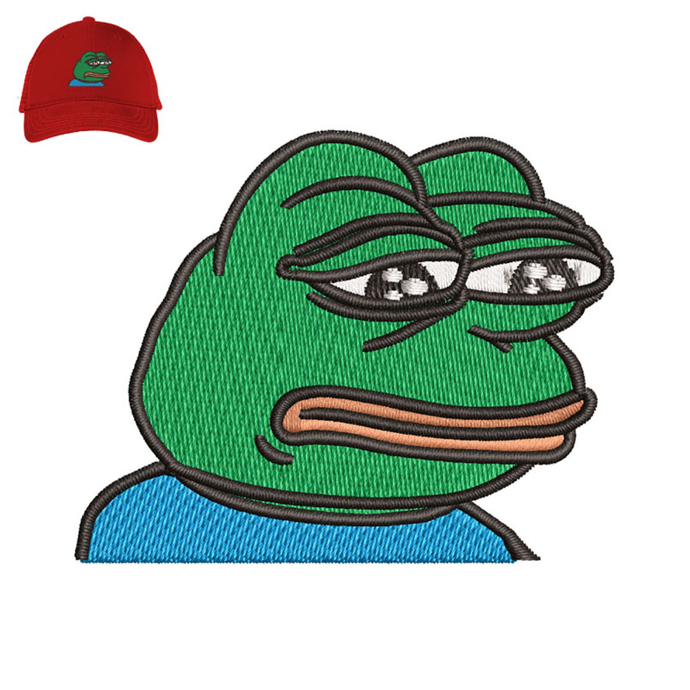Pepe Frog Embroidery logo for Cap..jpg