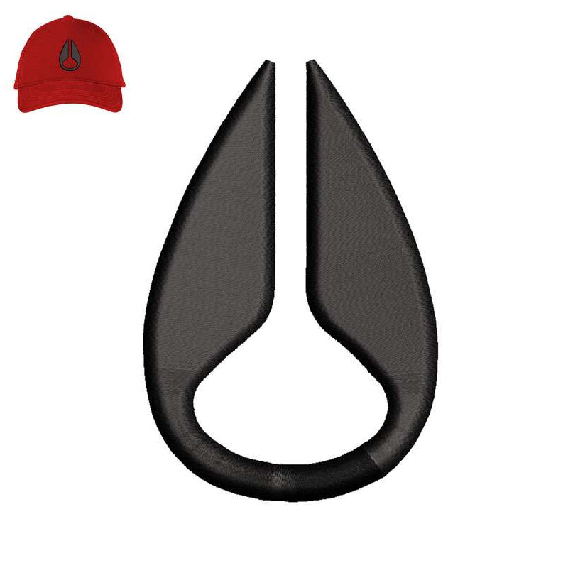 Pig Footprints 3d puff Embroidery logo for Cap..jpg