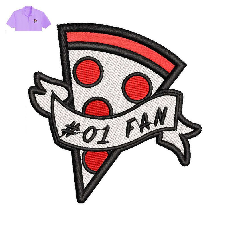 Pizza Fan Embroidery logo for Polo Shirt..jpg