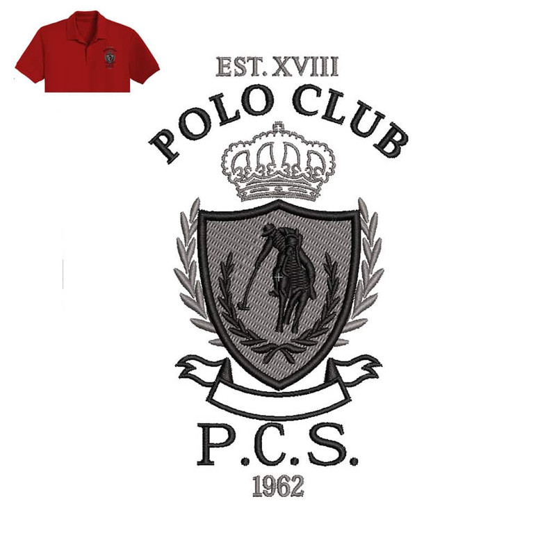 Polo Club Embroidery logo for Polo Shirt..jpg