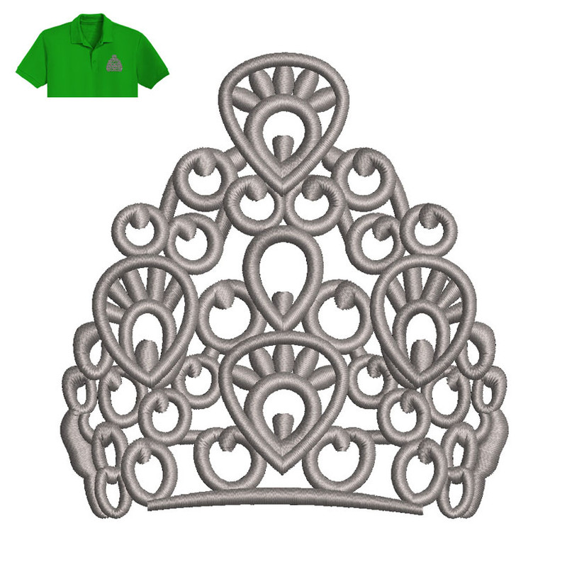 Princess Crown Embroidery logo for Polo Shirt..jpg
