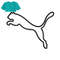 Puma 0utline Embroidery Logo For T-Shirt..jpg