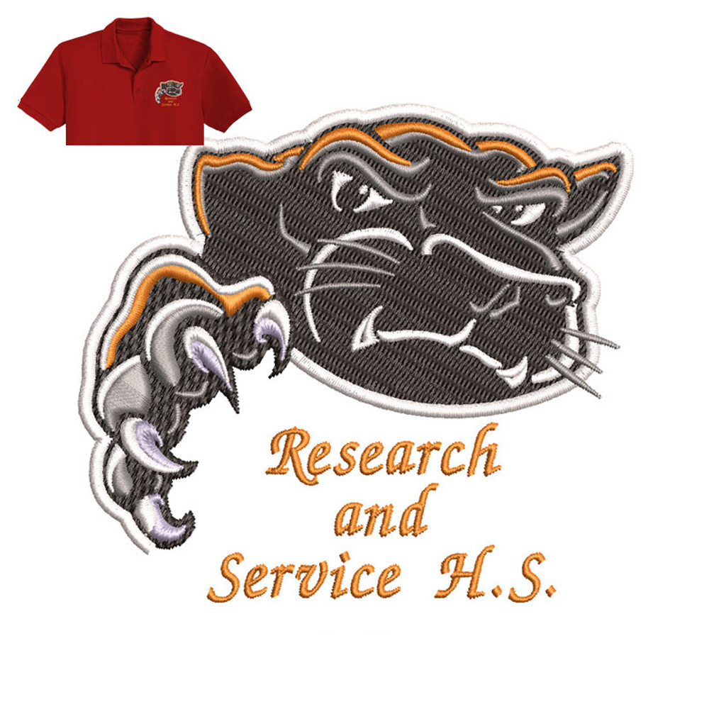 Research and Seruice Embroidery logo for Polo Shirt..jpg