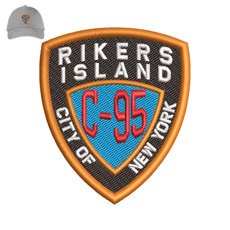 Rikers Island Embroidery logo for Cap..jpg