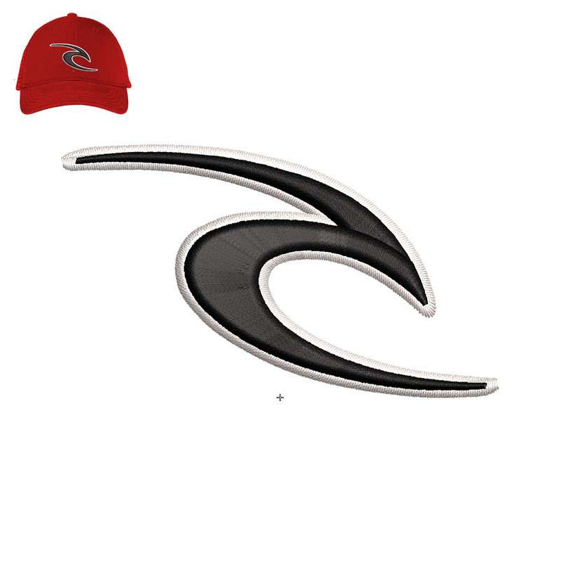 Rip Curl 3d puff Embroidery logo for Cap..jpg