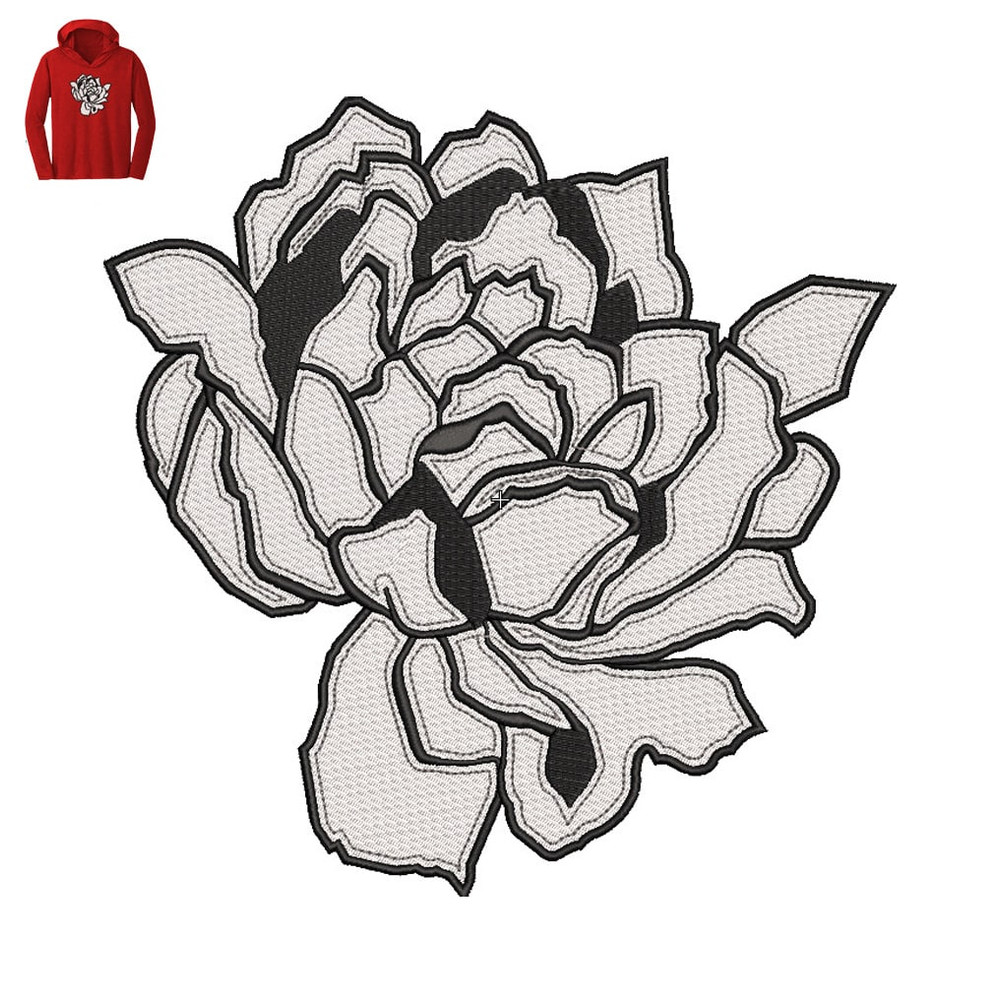 Rose Flower Embroidery logo for Hoodie..jpg