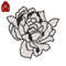 Rose Flower Embroidery logo for Hoodie..jpg