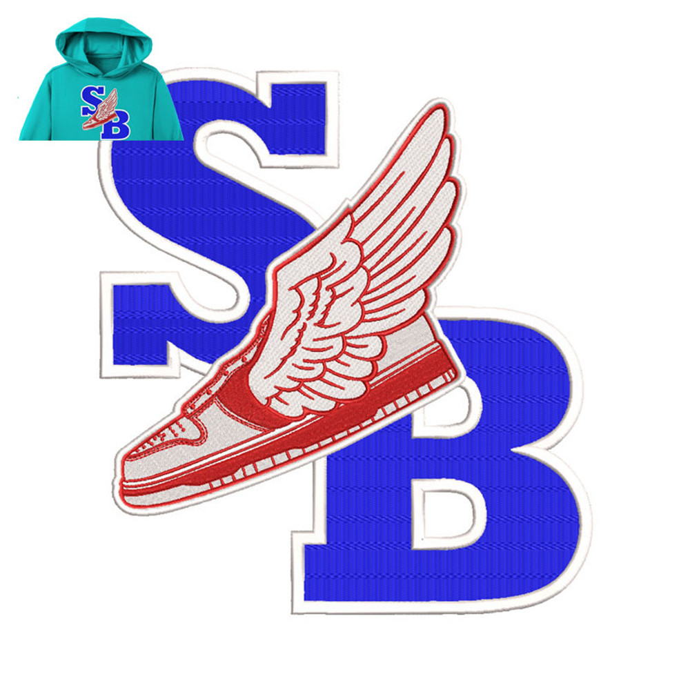 Sb wings shoes Embroidery logo for Hoodie ..jpg