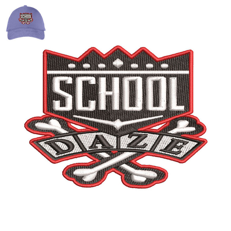School Daze Embroidery logo for Cap..jpg