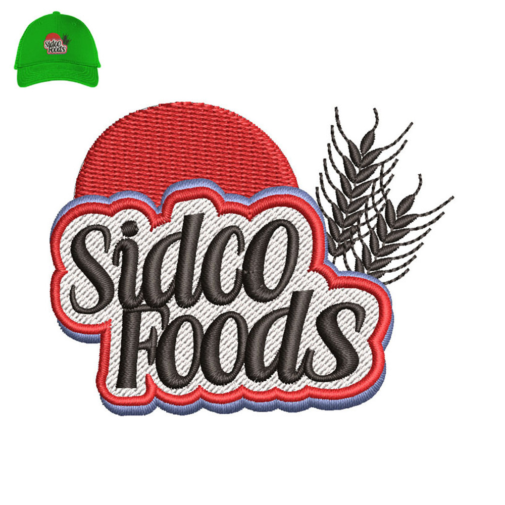 Sidco Foods Embroidery logo for Cap..jpg