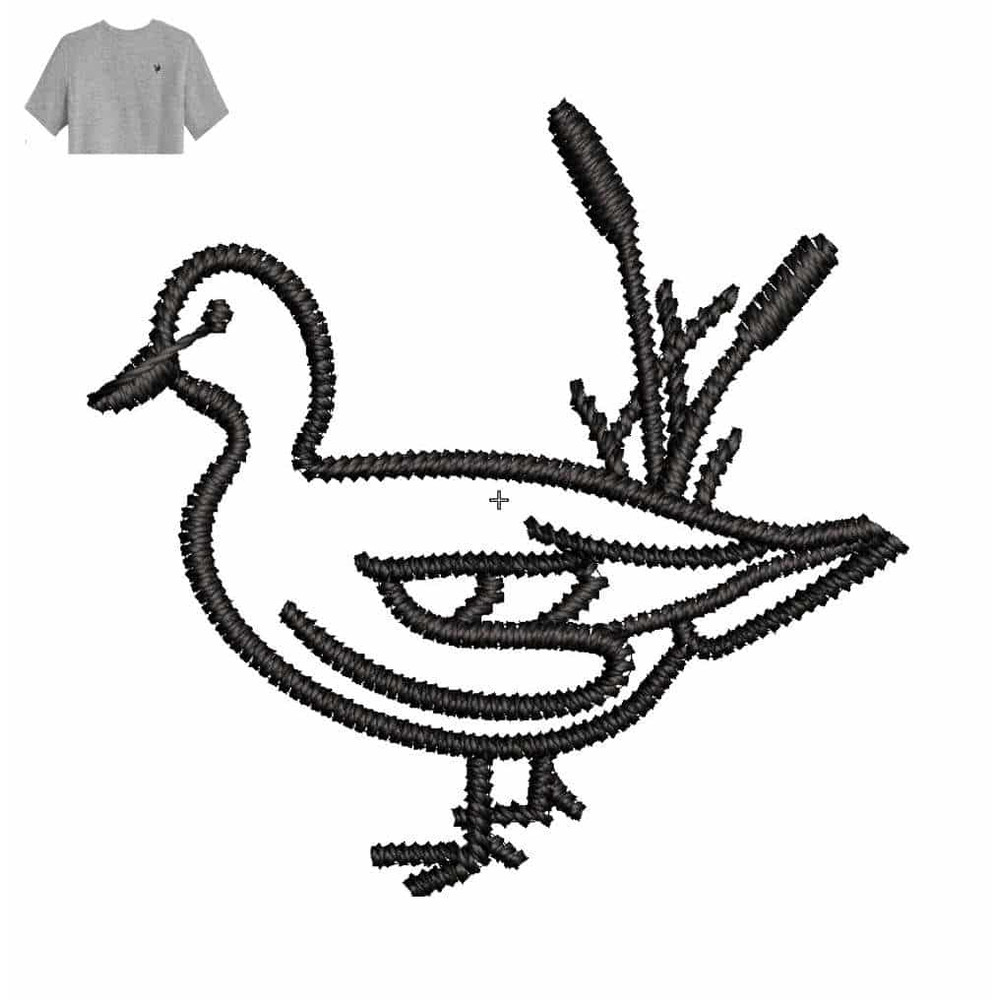Small Duck Embroidery logo for T-Shirt ..jpg