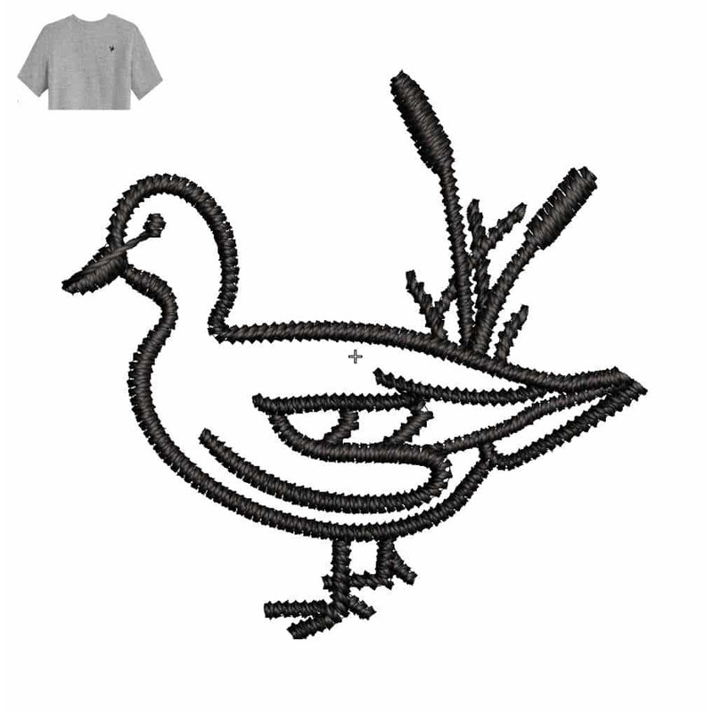 Small Duck Embroidery logo for T-Shirt ..jpg