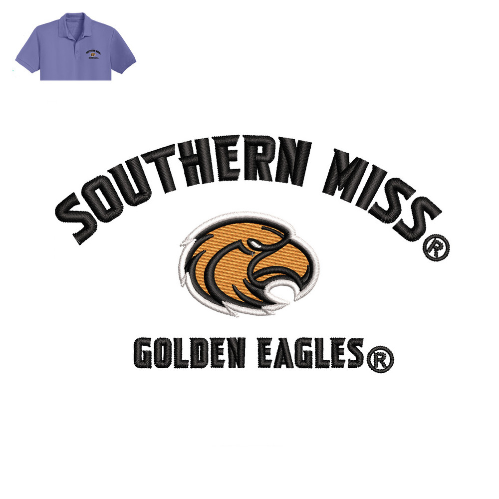 Southern Miss Embroidery logo for Polo Shirt ..jpg