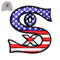 Sox flag 3d puff Embroidery logo for Cap..jpg