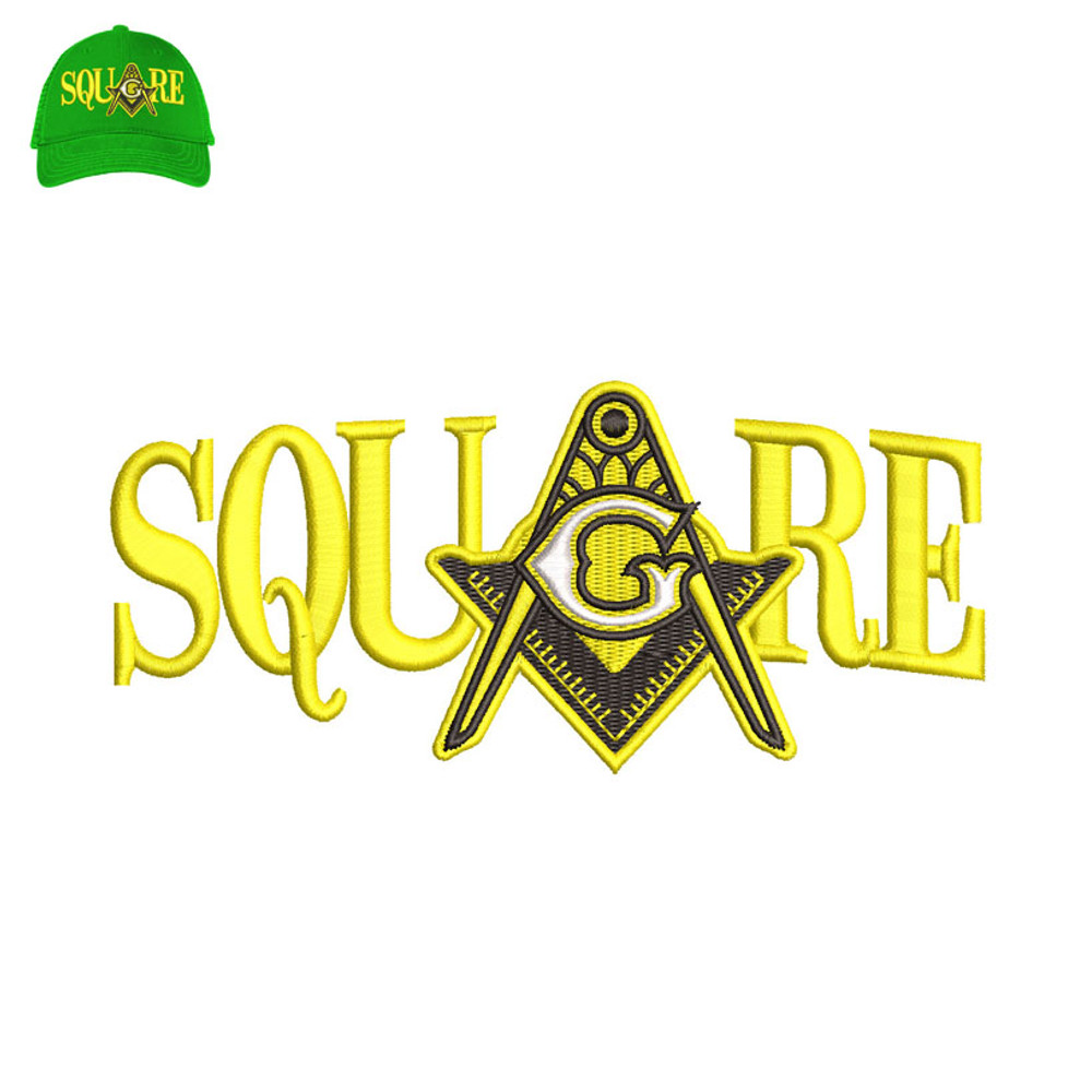 Squre Masonic Embroidery logo for Cap..jpg