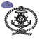 Stencil Marine Anchor Embroidery logo for Polo Shirt..jpg
