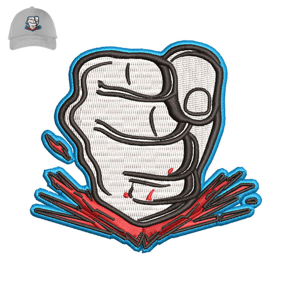 Strong Fist Stock Embroidery logo for Cap..jpg