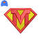 Super M 3d Puff Embroidery logo for Cap..jpg