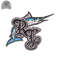 Sword Fish 3d Puff Embroidery logo for Cap..jpg