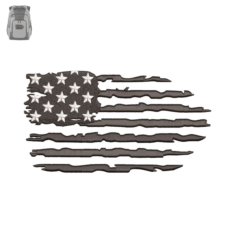 Tattered Flag Embroidery logo for Bag..jpg