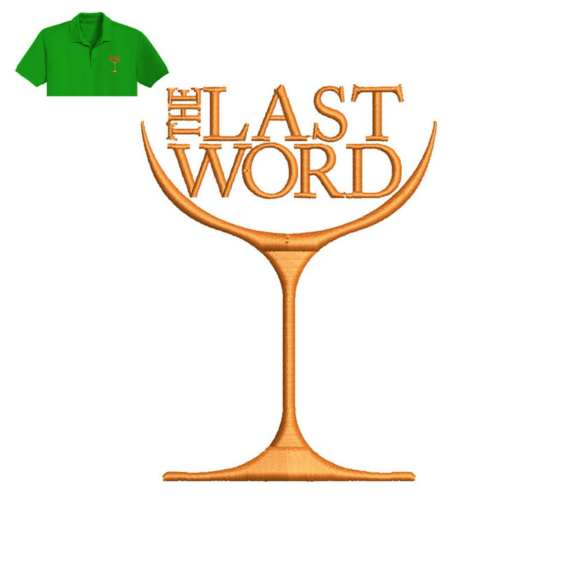 The Last Word Embroidery logo for Polo Shirt..jpg