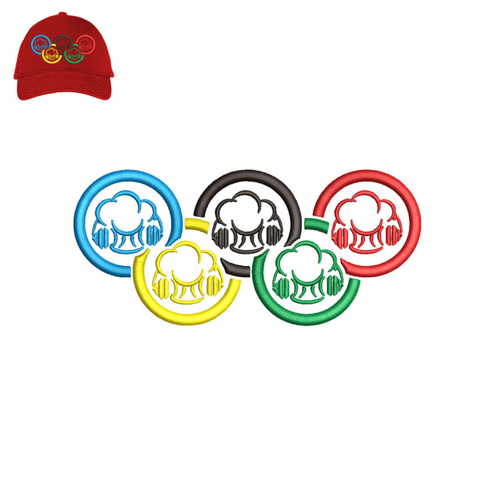 Trefoil Guild 3d puff Embroidery logo for Cap..jpg