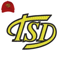 TSD 3d puff Embroidery logo for Cap,logo Embroidery, Embroidery design, logo Nike Embroidery