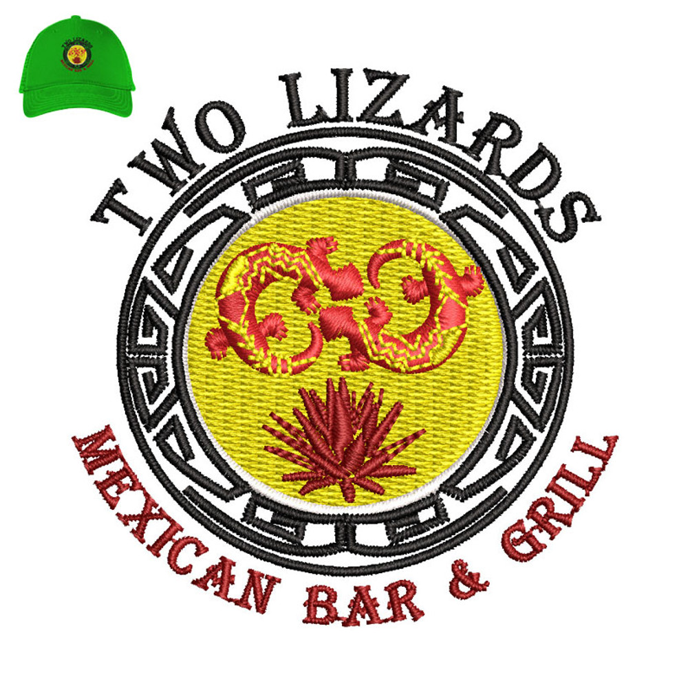 Two Lizards Embroidery logo for Cap..jpg
