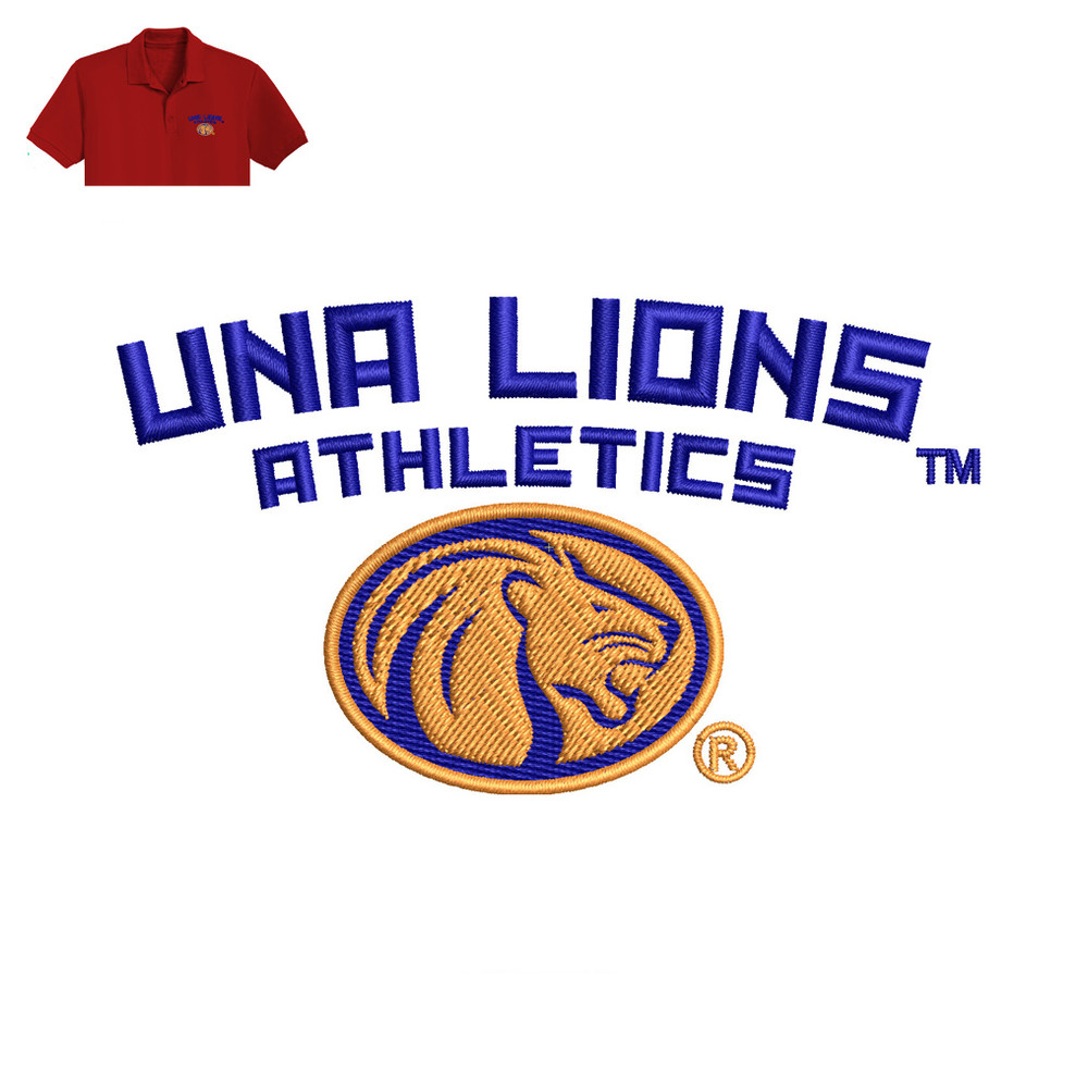 Una Lions Embroidery logo for Polo Shirt ..jpg