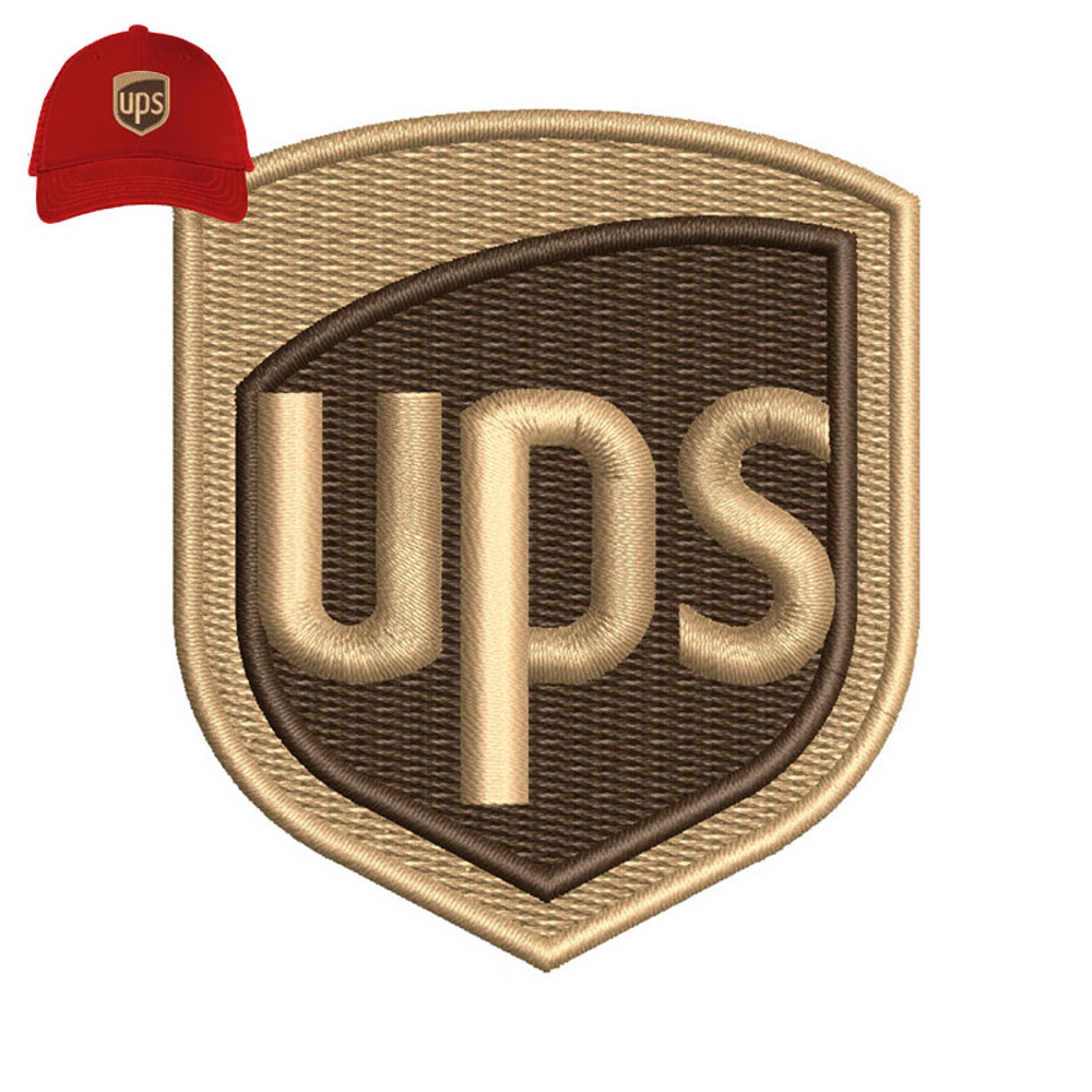 Ups Patch Embroidery logo for Cap..jpg