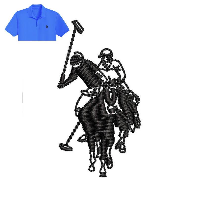 Us polo Horse Embroidery logo for Polo Shirt ..jpg