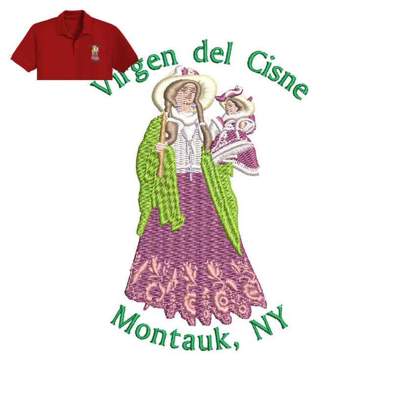Virgen Del Cisne Embroidery logo for Polo Shirt..jpg