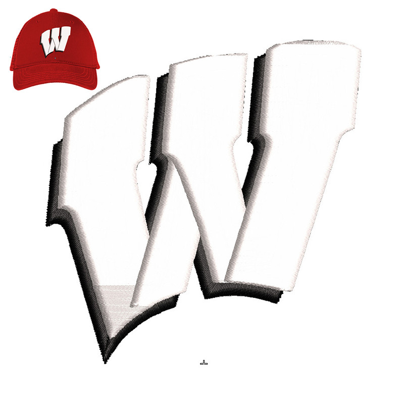 W 3d Puff Embroidery logo for Cap ..jpg