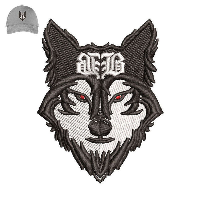 Wolf Head Embroidery logo for Cap..jpg