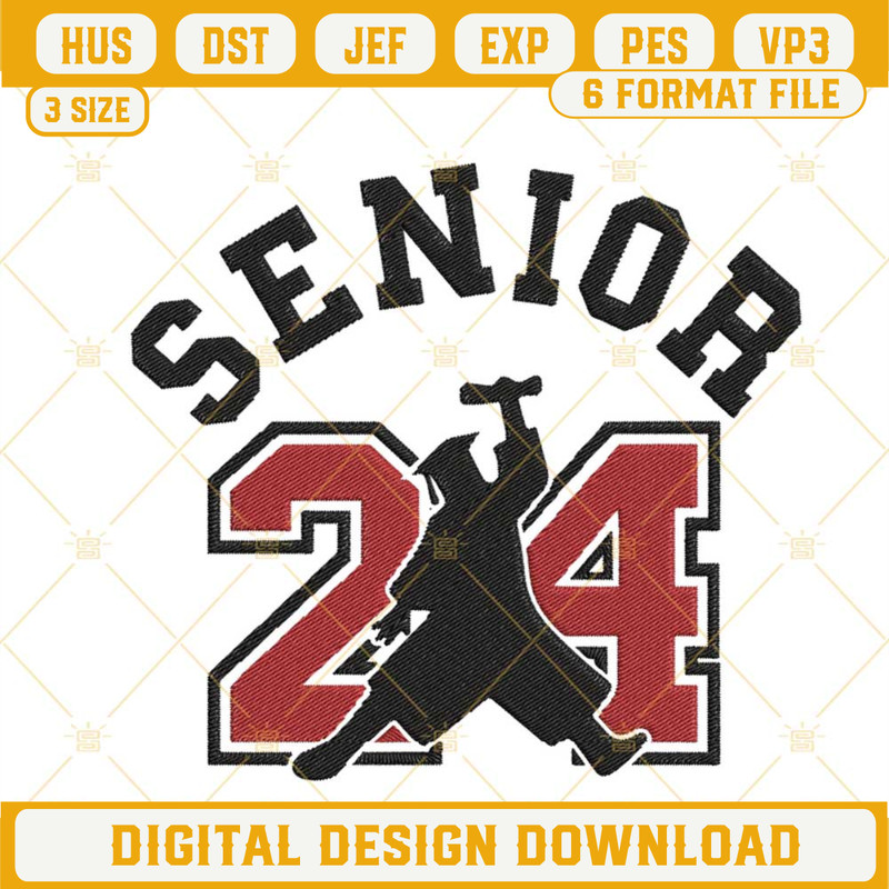 Air Senior 24 Embroidery Designs, Senior Class Of 2024 Embroidery Pattern Files.jpg