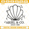 Ariel And Co Since 1989 Embroidery Designs, The Little Mermaid Embroidery Files.jpg