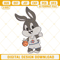 Baby Bugs Bunny Basketball Embroidery Designs, Baby Looney Tunes Embroidery Design File.jpg