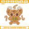 Baby Stitch Gingerbread Man Christmas Embroidery Design Files.jpg