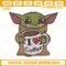 Baby Yoda I Love Coffee Embroidery Design File.jpg