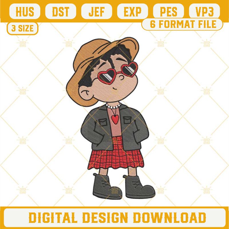 Bad Bunny Baby Benito Embroidery Designs Files.jpg