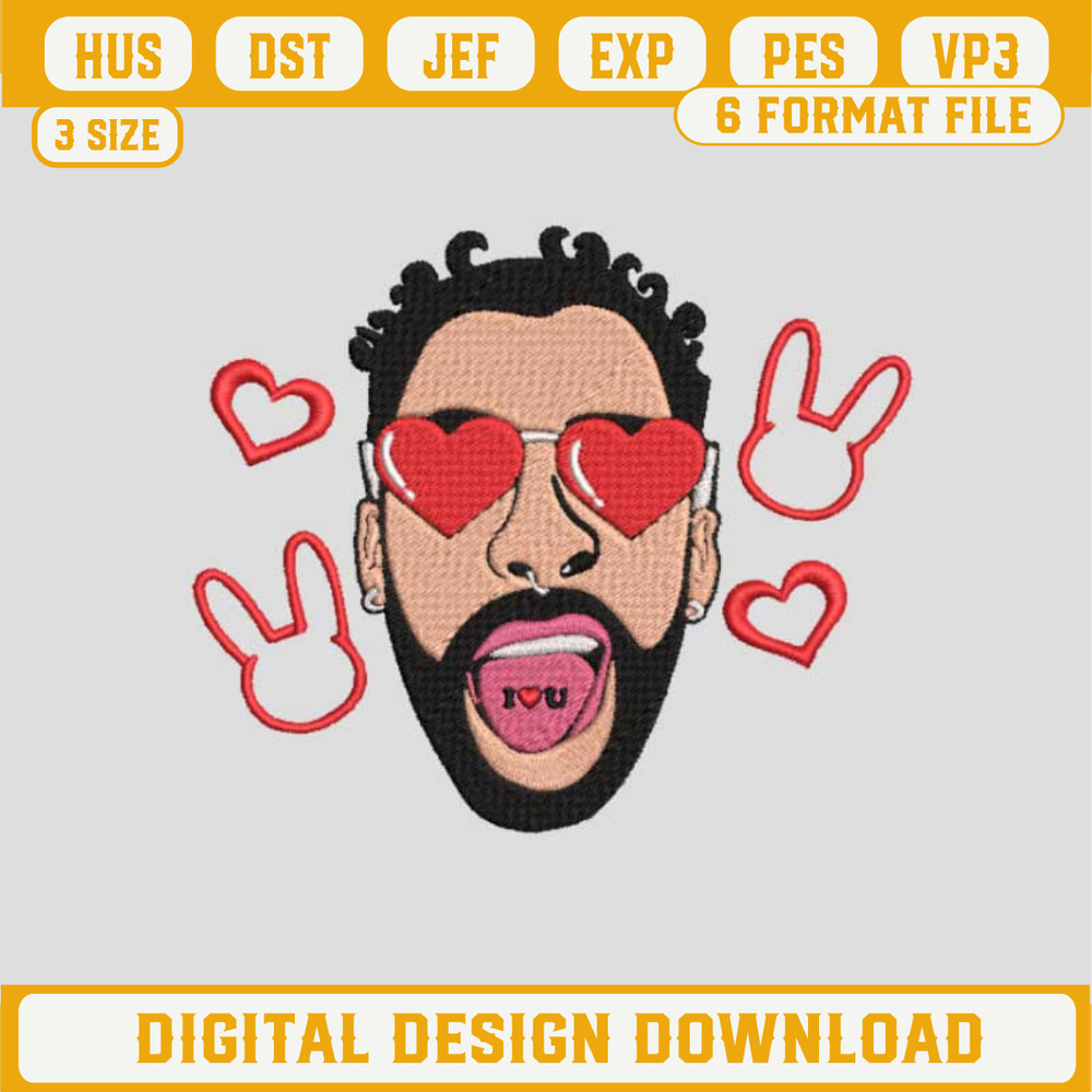 Bad Bunny Embroidery Designs, Bad Bunny Embroidery, Bad Bunny Embroidery Digital Download.jpg
