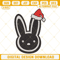 Bad Bunny Santa Hat Christmas Embroidery Designs.jpg