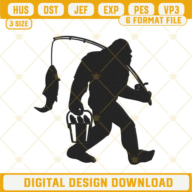 Bigfoot Fishing Embroidery Pattern Designs.jpg