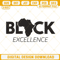 Black Excellence Africa Map Embroidery Design, Black History Embroidery File.jpg