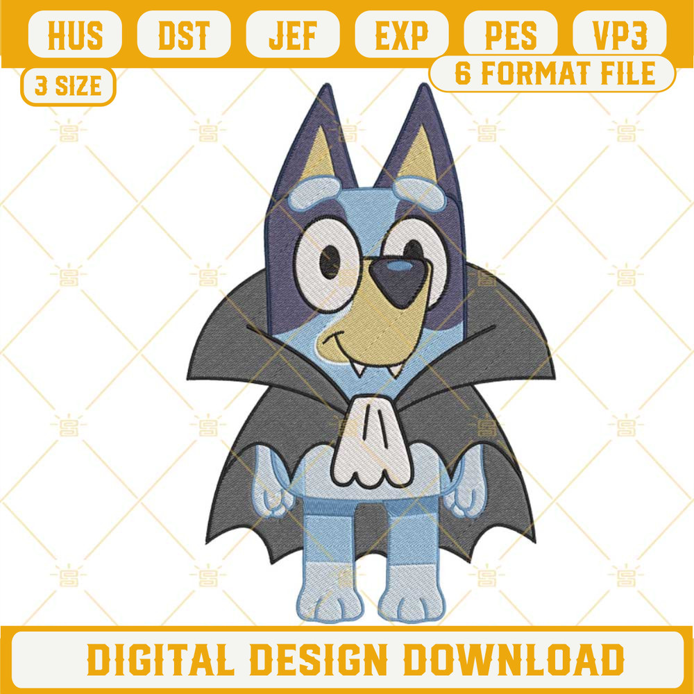 Bluey Dracula Halloween Embroidery Design Files.jpg