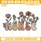 Boho Floral Nurse Embroidery Design, Retro Nurse Embroidery File.jpg