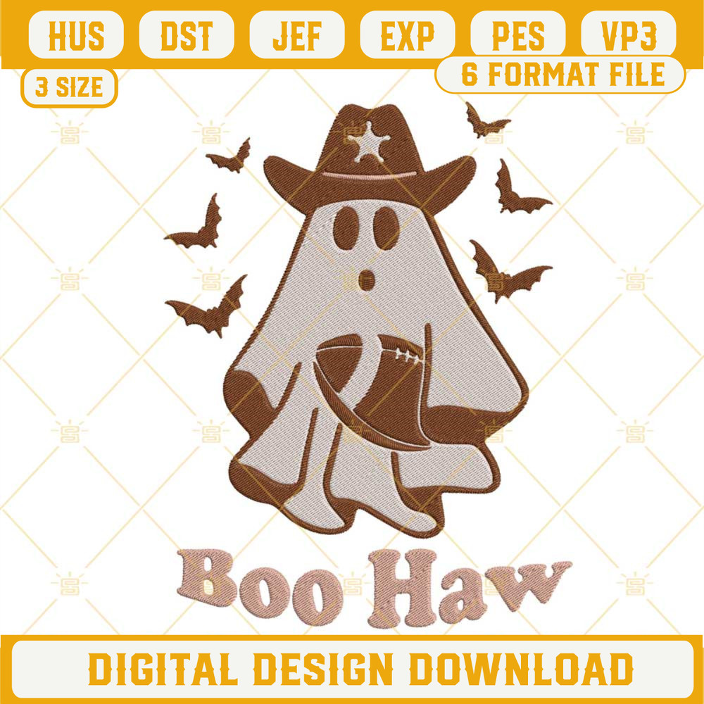Boo Haw Embroidery Designs, Cowboy Ghost Embroidery Files.jpg
