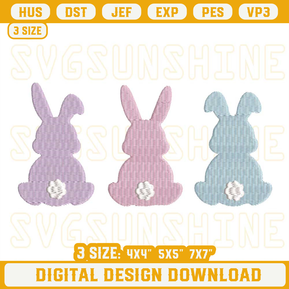 Bunny Embroidery Design Files, Happy Easter Day Embroidery Designs.jpg