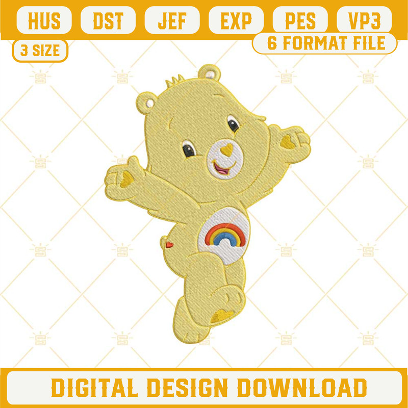 Care Bear Machine Embroidery Design File.jpg
